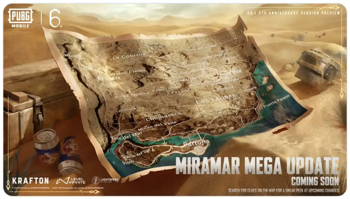 Massive Update Coming to Miramar Map in PUBG Mobile 3.1