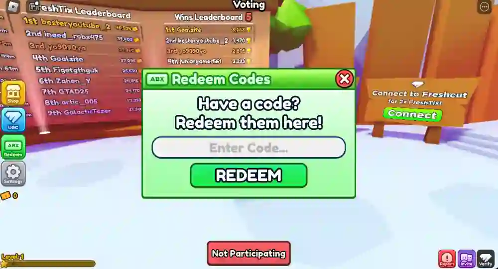 How to redeem codes in Rapid Rumble