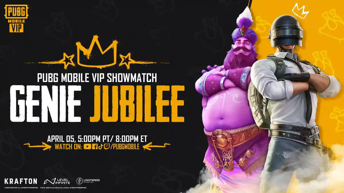 PUBG Mobile Announces VIP Showmatch_ Genie Jubilee