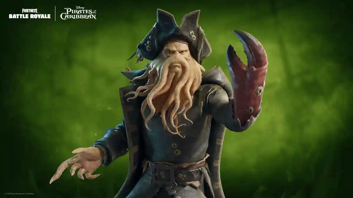 Davy Jones Joins Fortnite: New Pirates of the Caribbean Skins Arrive