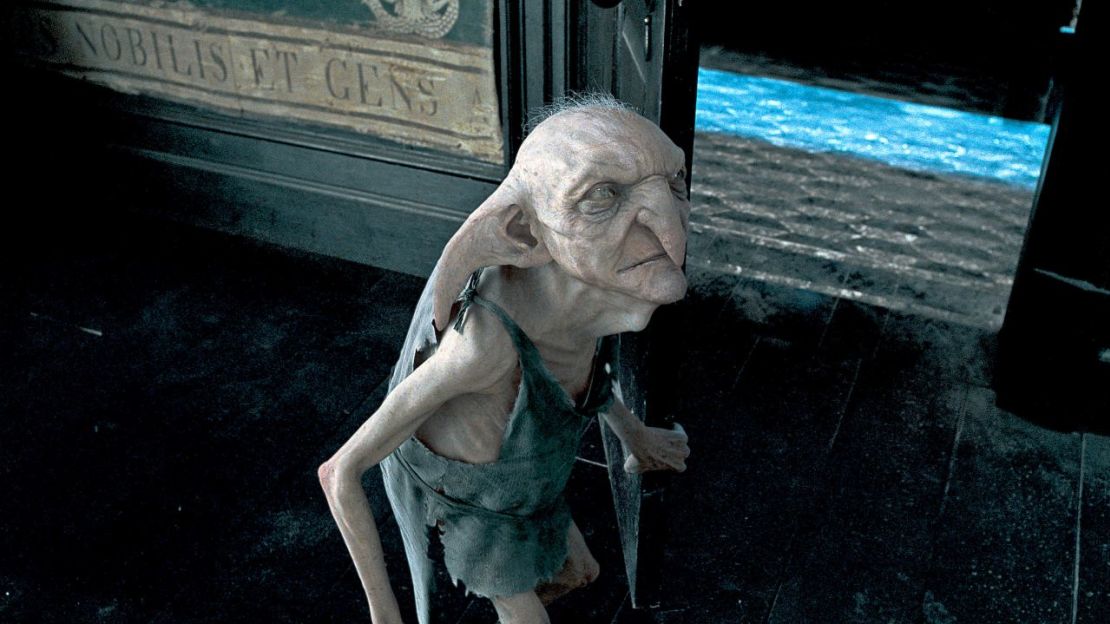 Timothy Bateson as Kreacher, the house elf, in 